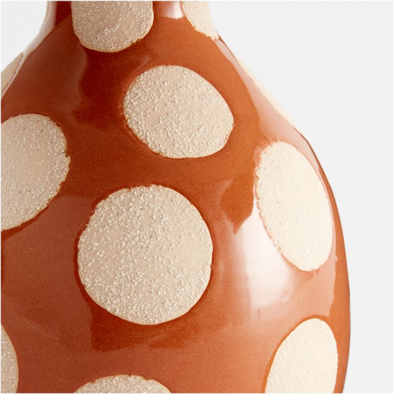 Dot Almond Brown Ceramic Kids Table Lamp - image 8 of 15