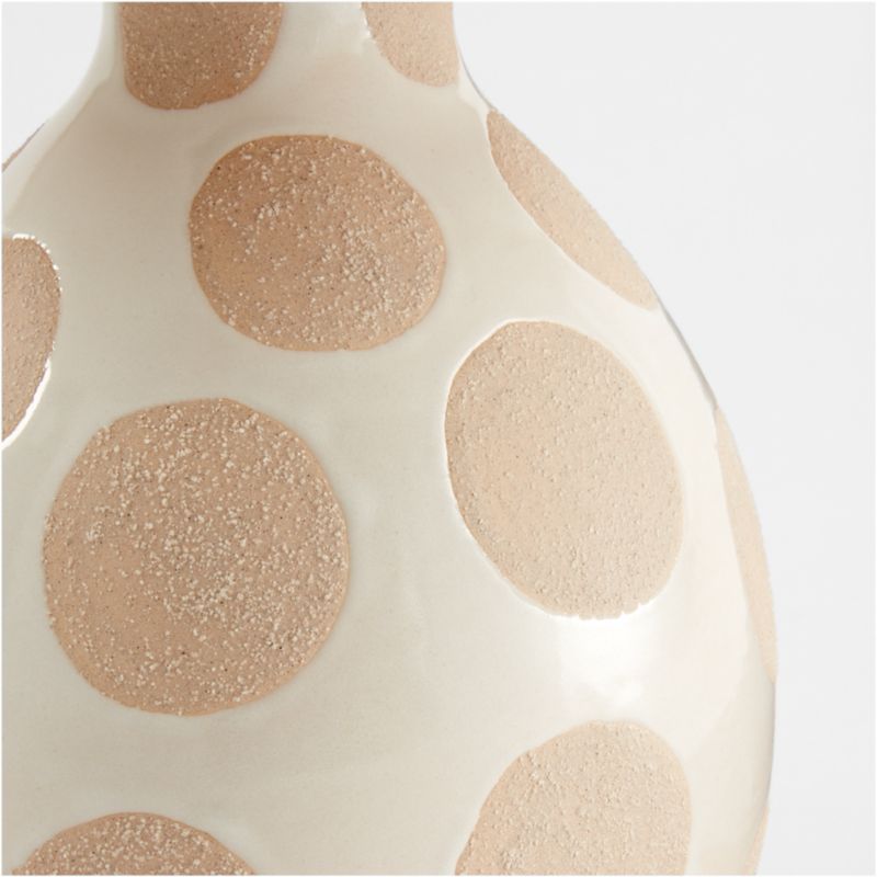 Dot White Ceramic Kids Table Lamp