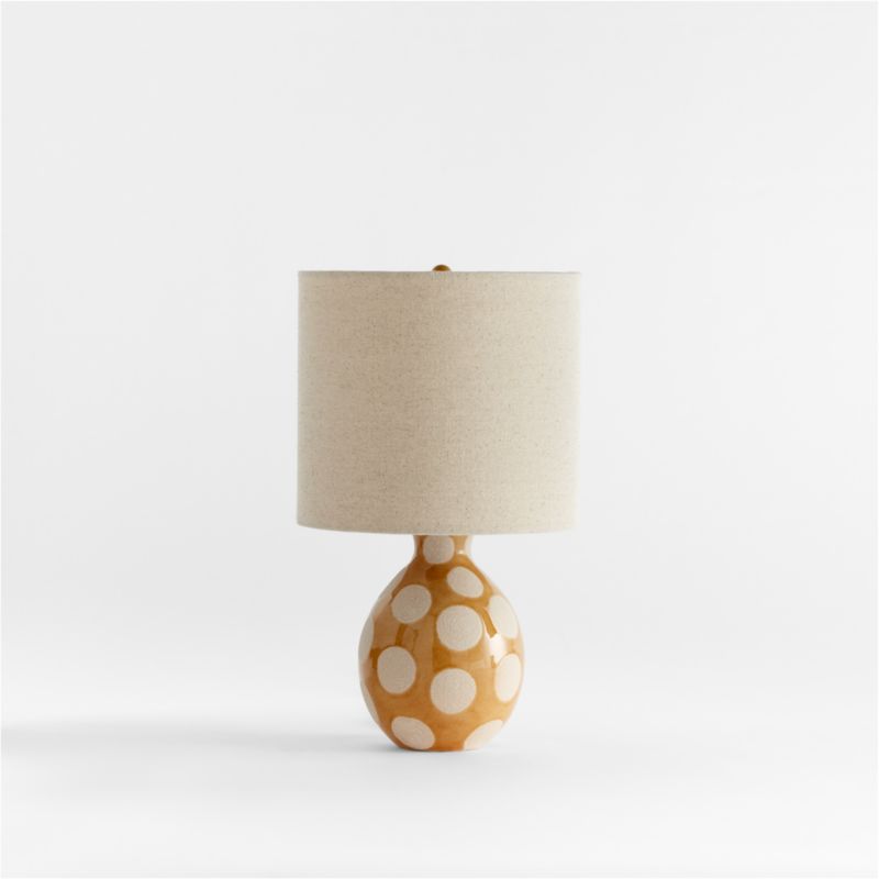 Dot Tuscan Yellow Ceramic Kids Table Lamp - image 11 of 16