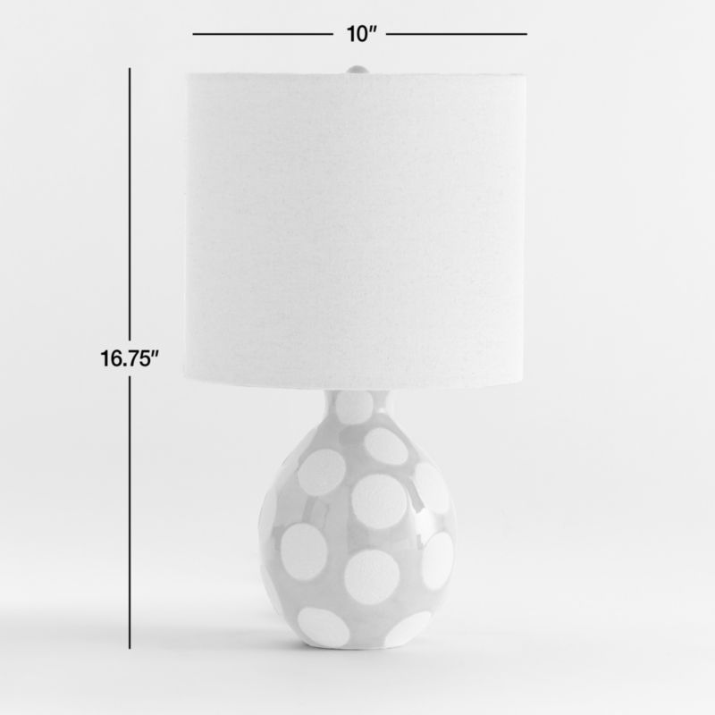 View Dot Tuscan Yellow Ceramic Kids Table Lamp - image 2 of 16