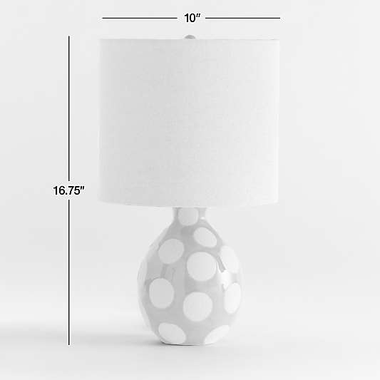 Dot Tuscan Yellow Ceramic Kids Table Lamp