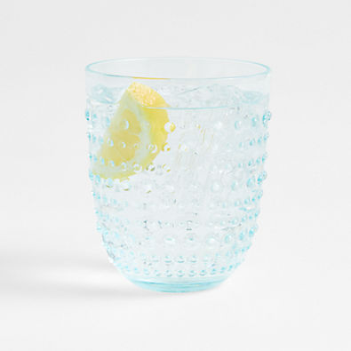 View Dottie Aqua Acrylic Drink Glass details
