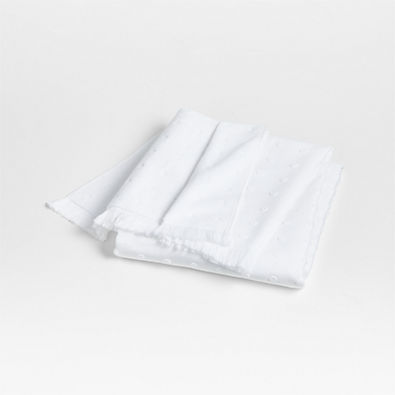 View Dotty Organic Cotton White Bath Towel details