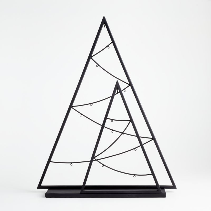 Large Zinc Double A-Frame Christmas Ornament Tree + Reviews | Crate ...