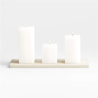 Carter Sandstone Pillar Candle Tray