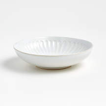 Dover White Bowl Plate + Reviews | Crate & Barrel