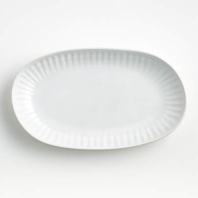 Dover White Small Oval Platter