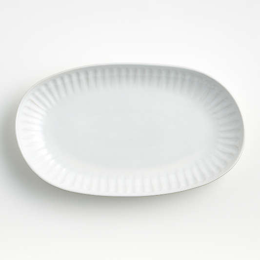 Dover White Small Oval Platter