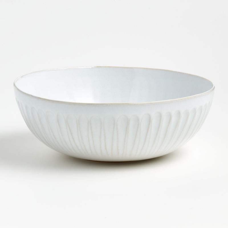 Dover White Serving Bowl   Reviews | Crate & Barrel