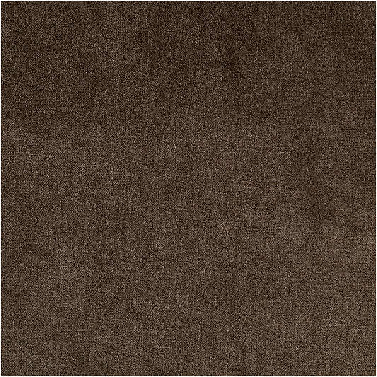 Deep Brown Cotton Velvet Window Curtain Panel