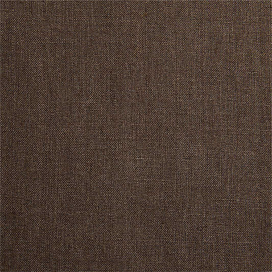 Deep Brown EUROPEAN FLAX ™-Certified Linen Window Curtain Panel