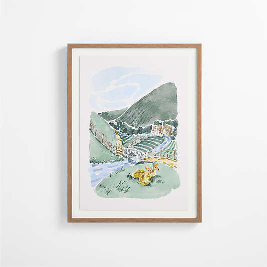 Deer Haven by Jimmy Thompson Framed Wall Art Print