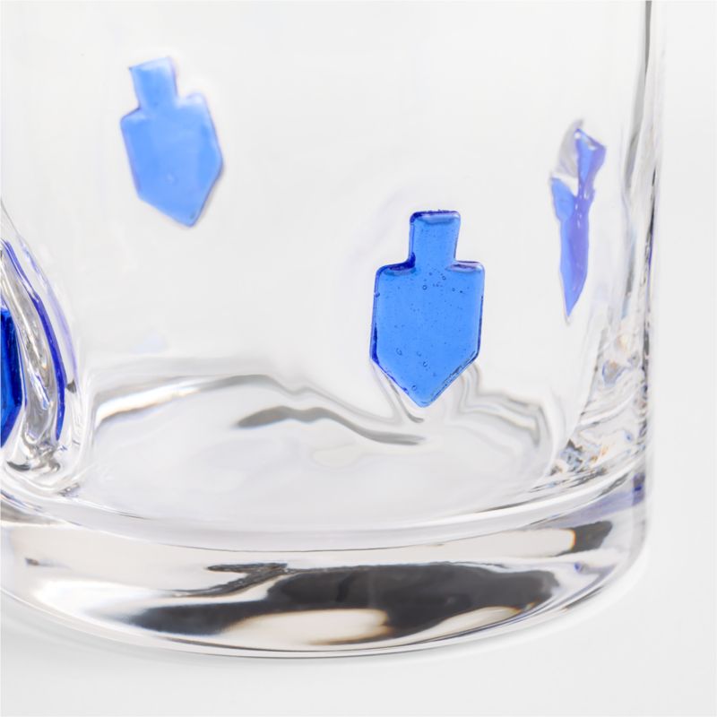 Dreidel Icon 15-oz. Double Old-Fashioned Glass - image 1 of 2