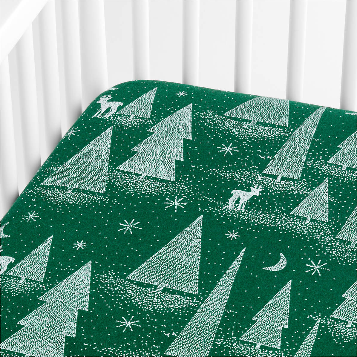 flannel crib fitted sheet