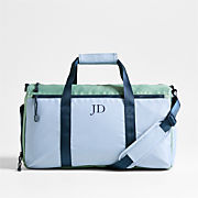 Dreamer Green and Blue Colorblock Kids Duffel Bag