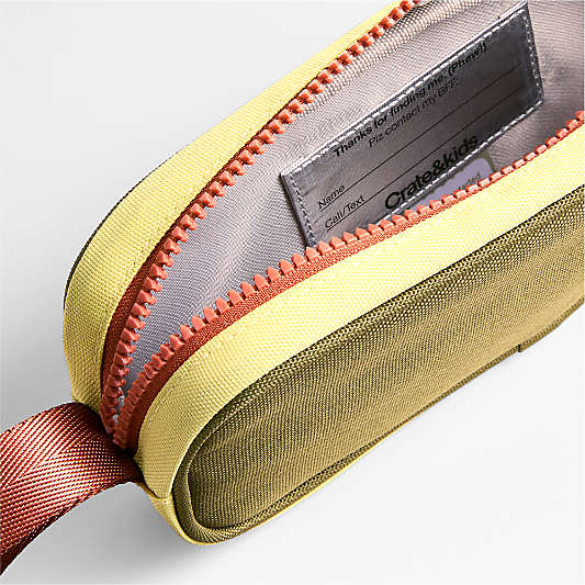 Dreamer Green Colorblock Soft Kids Pencil Case