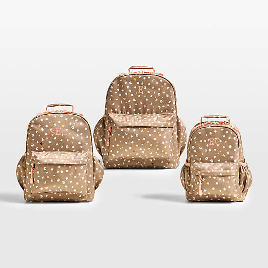 Dreamer Cheetah Charm Large Kids Backpack with Side Pockets