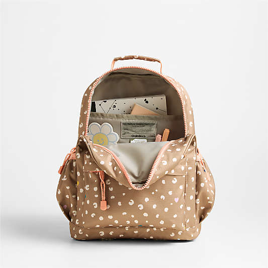 Dreamer Cheetah Charm Medium Kids Backpack with Side Pockets
