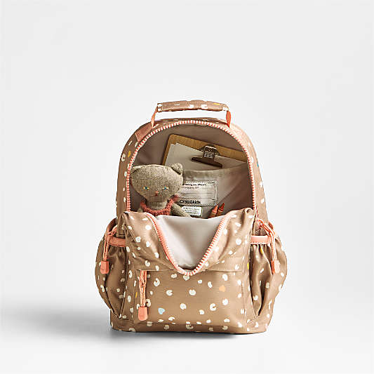 Dreamer Cheetah Charm Small Kids Backpack with Side Pockets