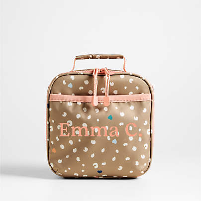 Dreamer Cheetah Charm Standard Soft Insulated Kids Lunch Box