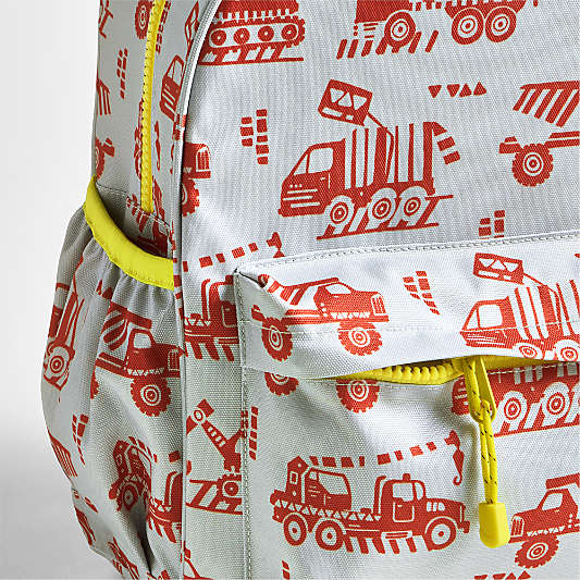 Construction Trucks Kids Backpack Bundle