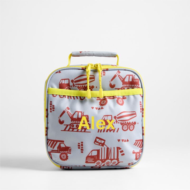 Dreamer Construction Trucks Soft Kids Pencil Case