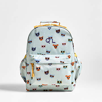 Dreamer Construction Trucks Medium Kids Backpack with Side Pockets