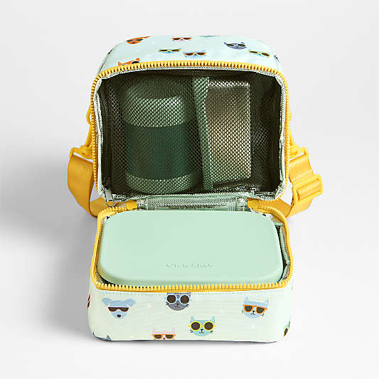 Dreamer Furtastic Friends Dual Compartment Soft Insulated Kids Lunch Box