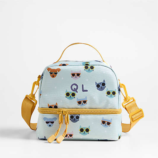 Dreamer Furtastic Friends Dual Compartment Soft Insulated Kids Lunch Box