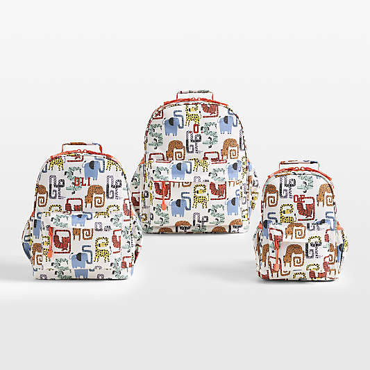 Dreamer Geo Jungle Large Kids Backpack with Side Pockets