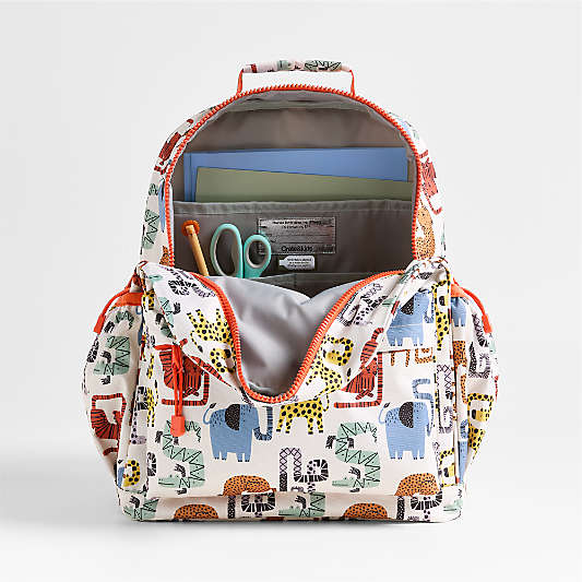 Dreamer Geo Jungle Large Kids Backpack with Side Pockets