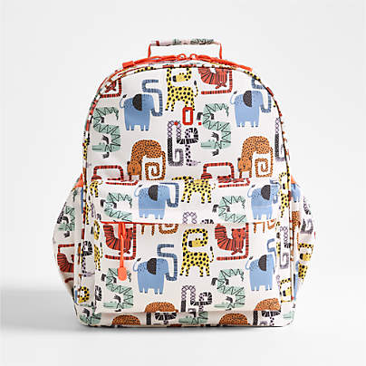 Dreamer Geo Jungle Large Kids Backpack with Side Pockets