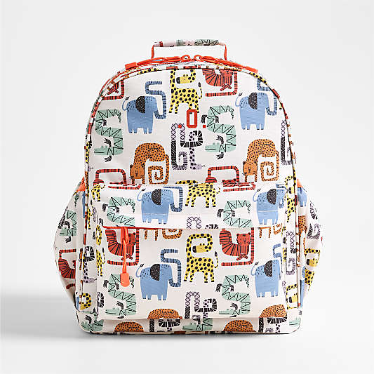 Dreamer Geo Jungle Large Kids Backpack with Side Pockets