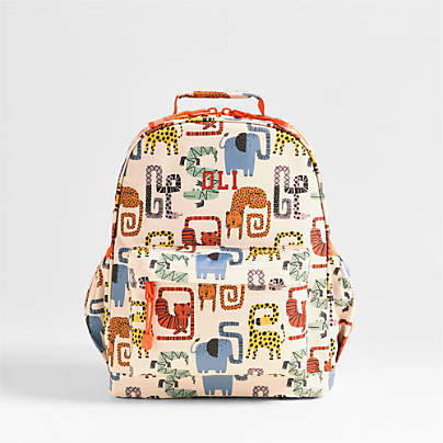 Dreamer Geo Jungle Medium Kids Backpack with Side Pockets