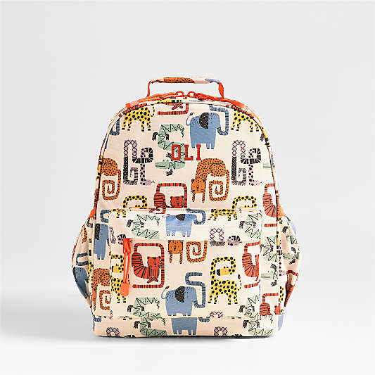 Dreamer Geo Jungle Medium Kids Backpack with Side Pockets