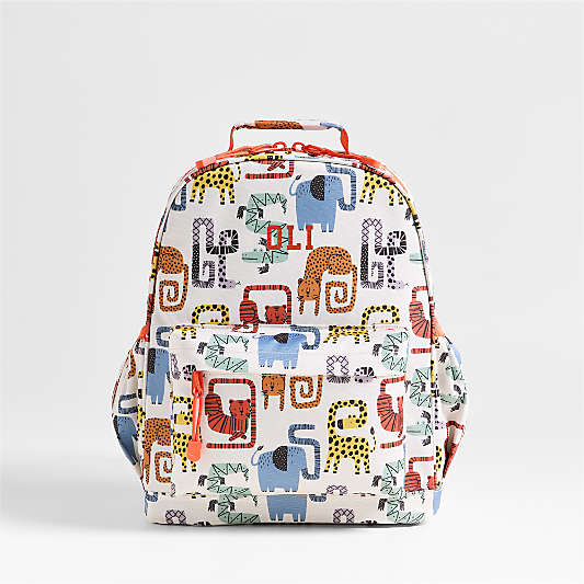 Dreamer Geo Jungle Medium Kids Backpack with Side Pockets