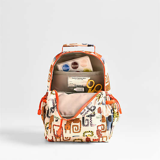 Dreamer Geo Jungle Small Kids Backpack with Side Pockets