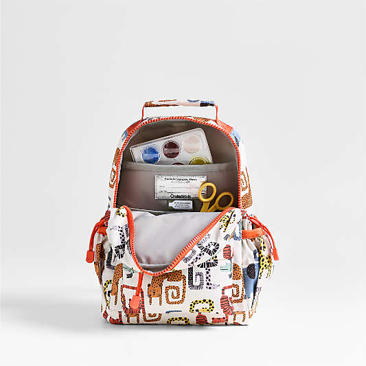 Dreamer Geo Jungle Small Kids Backpack with Side Pockets