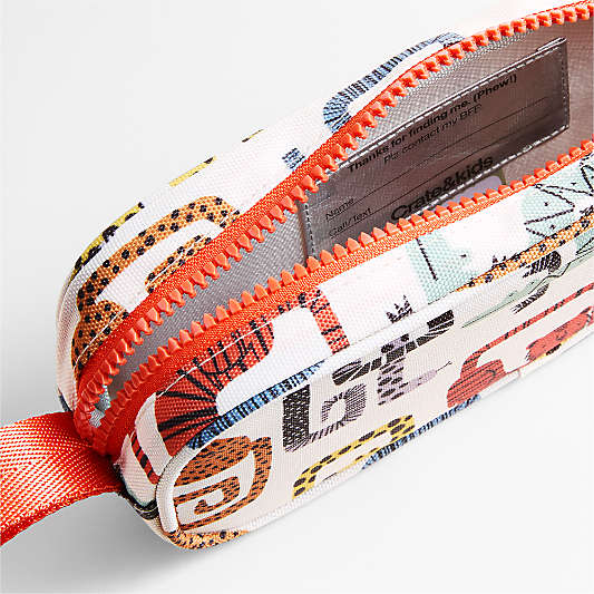 Dreamer Geo Jungle Soft Kids Pencil Case