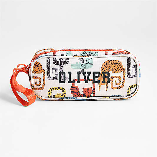 Dreamer Geo Jungle Soft Kids Pencil Case