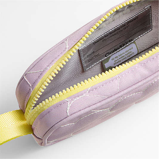 Quilted Purple Heart Soft Kids Pencil Case