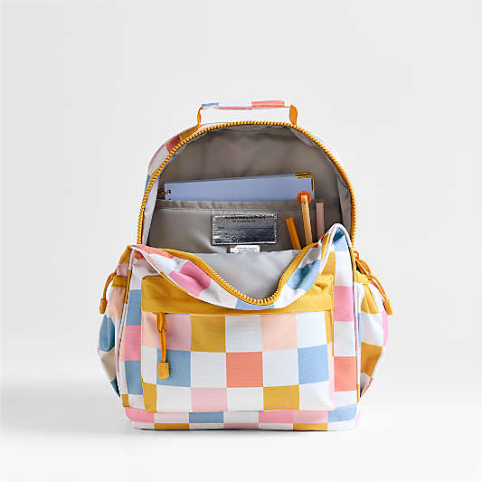 Dreamer Sherbet Hopscotch Medium Kids Backpack with Side Pockets
