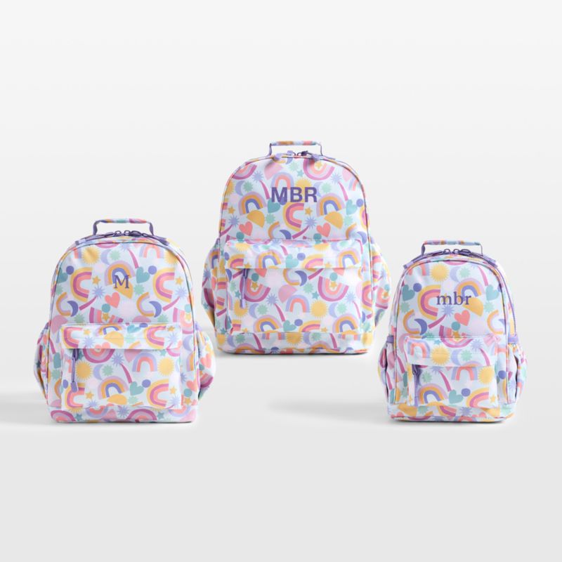 Rainbow Dreamer Small Kids Backpack with Side Pockets - image 1 of 8