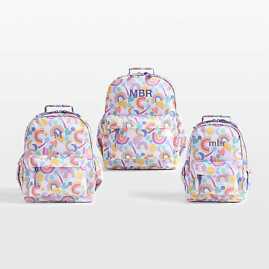 Rainbow Dreamer Medium Kids Backpack with Side Pockets