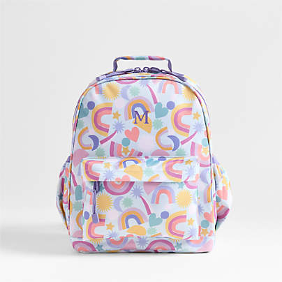 Dreamer Rainbow Dreams Medium Kids Backpack with Side Pockets
