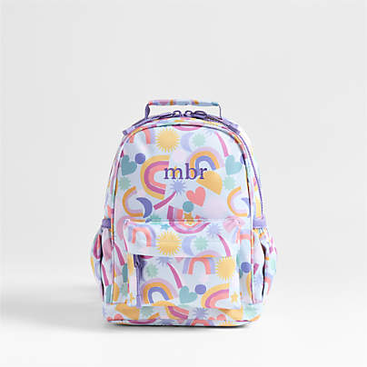 Dreamer Rainbow Dreams Small Kids Backpack with Side Pockets