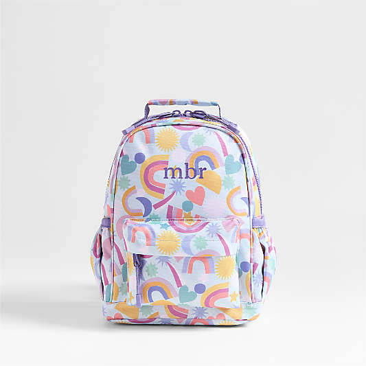 Rainbow Dreamer Small Kids Backpack with Side Pockets