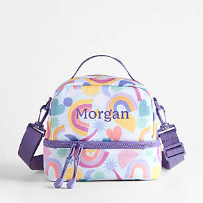 Dreamer Rainbow Dreams Large Kids Backpack with Side Pockets
