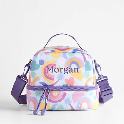 Rainbow Dreamer Dual Compartment Soft Insulated Kids Lunch Box