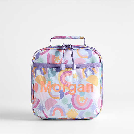 Dreamer Rainbow Dreams Standard Soft Insulated Kids Lunch Box